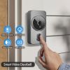 1pc smart wireless doorbell, smart 2.4G WIFI video doorbell, Tuya APP smart system control, two-way intercom, night vision function, video call, home