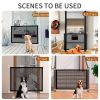 Pet Dog Fence, Foldable Isolation Net, Dog Safety Protection Fence, No Drilling Required Household Pet Isolation Fence, Balcony Dog And Cat Isolation